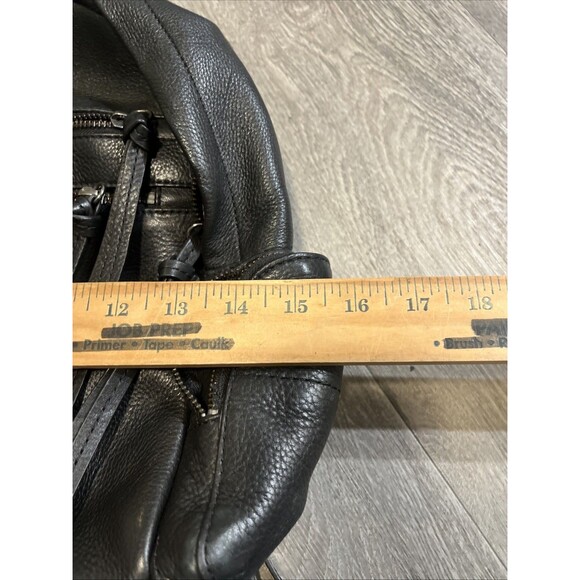 KOOBA Women’s Backpack Pebbled Leather Black Handcrafted - Picture 10 of 10